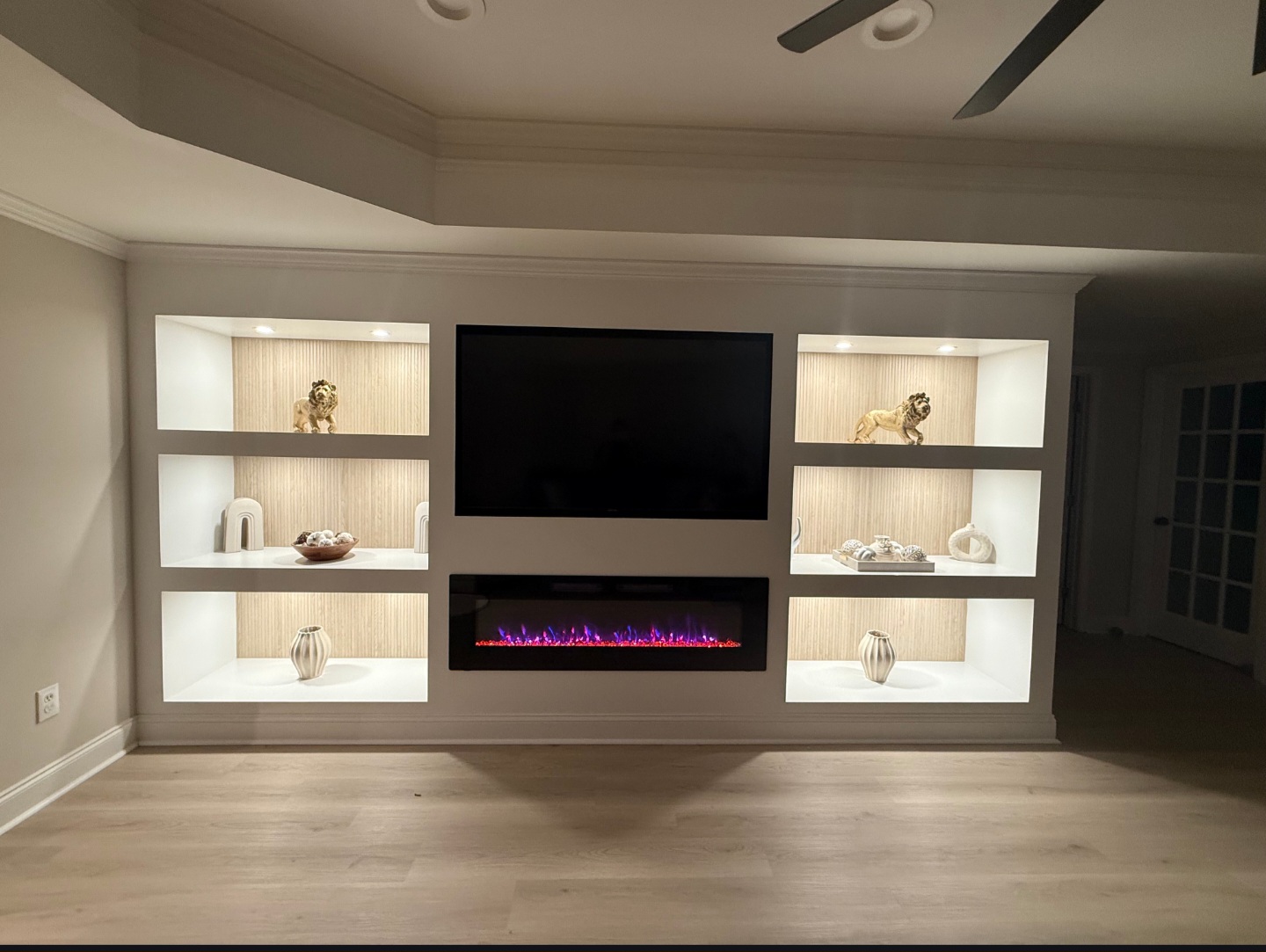 Basement finishing project 7 - After