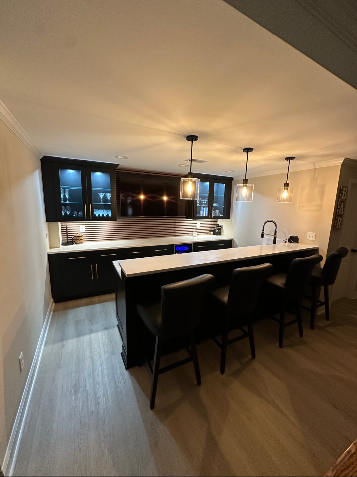 Basement finishing project 8 - After