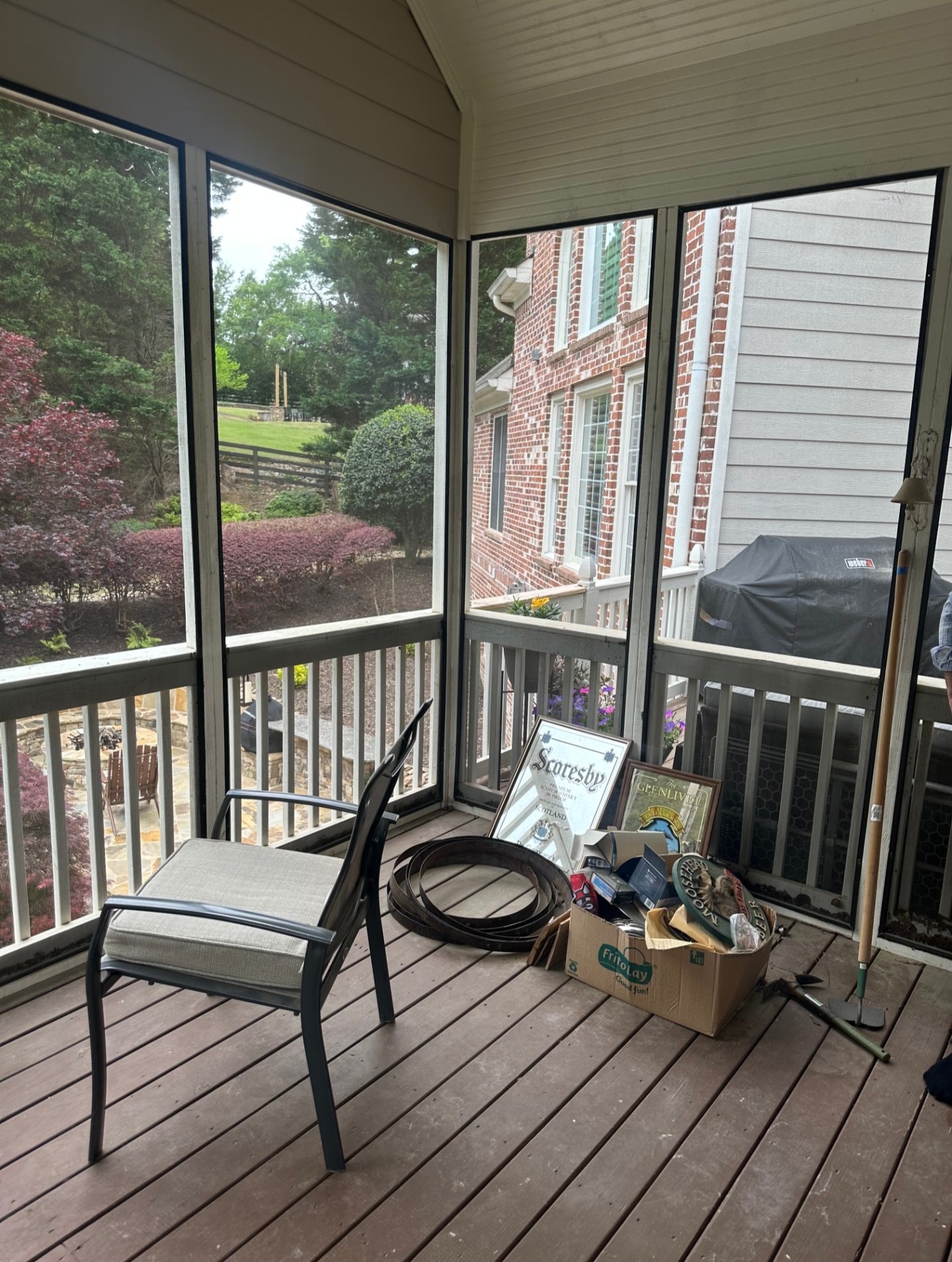 Deck and porch project 13 - Before