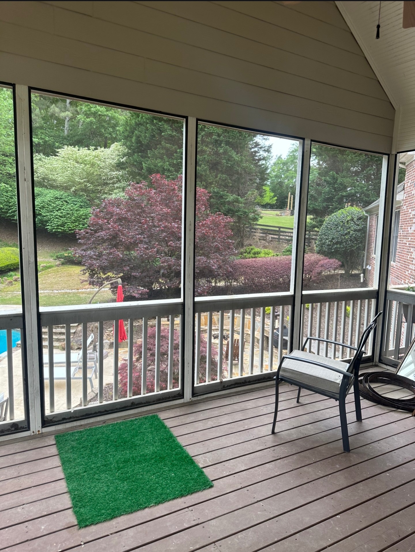 Deck and porch project 14 - Before